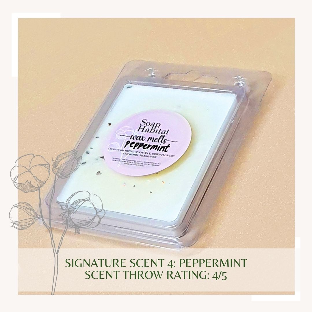 Premium Handcrafted Wax Melts - Peppermint