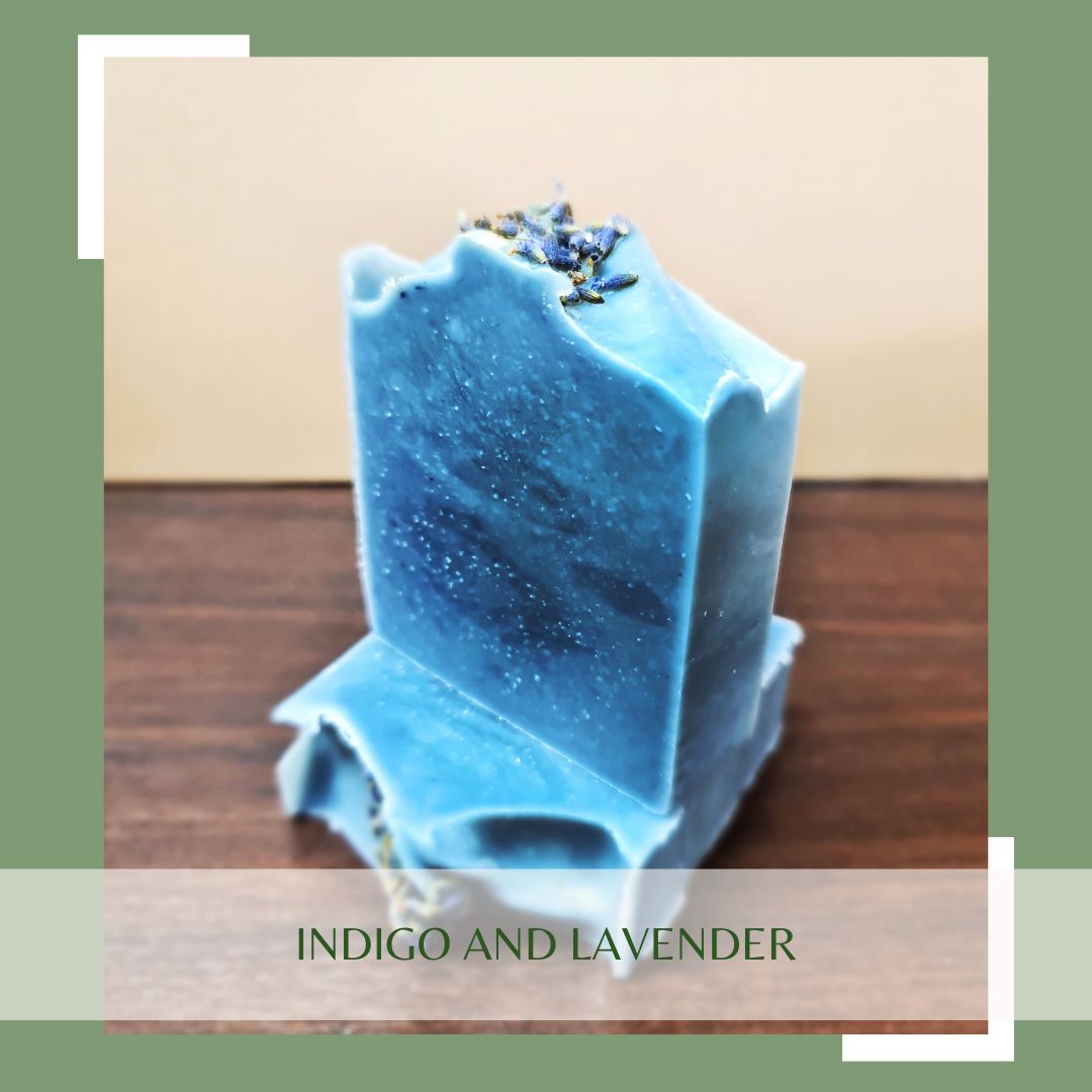 Natural Soap Bar - Indigo and Lavender